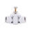 Universal Pneumatic Hose Adapter Featuring Fast Push-White 10mm 1