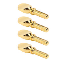 4PCS Gold Brass Saxophone Mouthpiece Ligature Screws for Woodwind Instruments