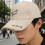 Classical Cotton Baseball Cap With Curved Brims Sun-Cream 5