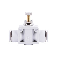 Schneller pneumatischer Steckanschluss, druckbeständig-Weiß 6mm