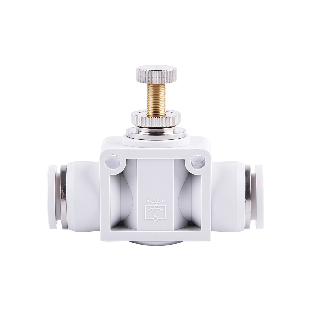 Fast Push In Pneumatic Fitting Pressure Resistant-White 6Mm 7754003685667