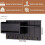 Natural Wood Wall Storage Shelf For Home-7 hook envelope hold 6