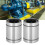 2Pcs LM20UU Linear Motion Bearings Flange, 20mm Inner Diameter 15