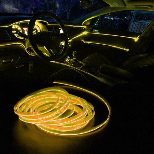 4M Car Interior LED Light Strip, 9 Colors, 2.3mm Diameter 2