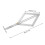 Goniometer-Lineal 0-170 Grad, Edelstahl 5