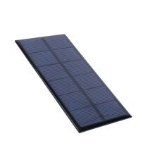 Outdoor Crystalline Silicon Solar Panel 1W 3V for DIY Power Charger
