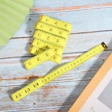 Body Measurement Tape 2.0 x 300cm Flexible Double Scale Body Ruler Yellow