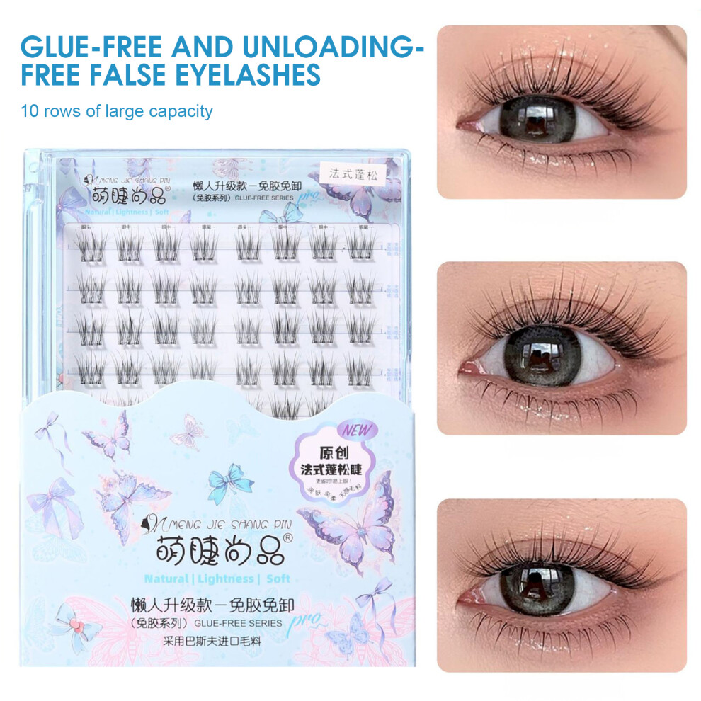 Hue-Grain Reusable C Curl Manga Eyelashes For Daily Wear