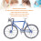 1:10 Mini-Fahrrad Legierung Blau 2