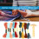 Wooden Darning Kit for DIY Sewing Patching Threads & Handicraft Home Use 7