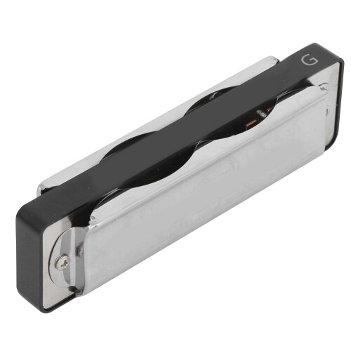 Blues Harmonica AM-20D 10-Hole G Key Beginner Gift Black Blue White Orange 2