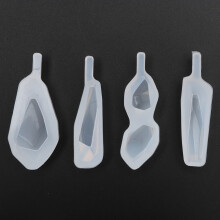 2 Sets Silicone Gel Resin Casting Molds for Jewelry Pendant Making