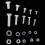270pcs Nylon Fastener Kit M2-M5 Assorted Screws Washers Nuts in White 2