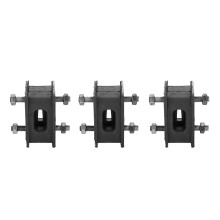 3pcs Iron Black Exhaust Hanger Mounts Fit for Toyota Landcruiser Models