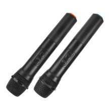 E7 Wireless Handheld Microphone with Dual Channel Receiver 220-270MHz