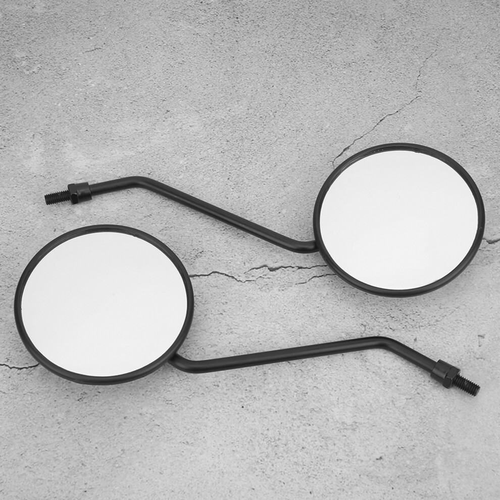 2Pcs 8Mm Rearview Mirrors For Motorcycle Scooter 100Mm Black 9491392392681