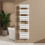 AICA (White, 1600x450mm) Heated Towel Rail Flat Central Heating Radiator 1