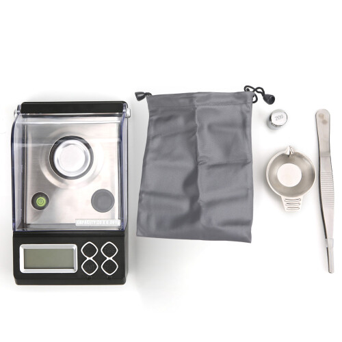 High Precision Digital Mini Milligram Scale 20g/0.001g, Compact & Reliable 1