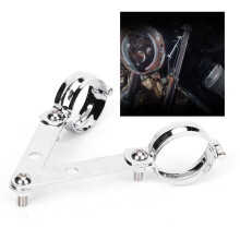 Headlight Bracket Fork Clamp Universal Fit for Honda 51-61mm Durable Steel