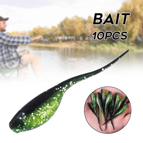 10pcs Realistic Tadpole Lures for Saltwater & Freshwater 1