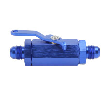 CNC Y972-6AN Car Fuel Shut Off Check Valve Blue for AN6 Pipe