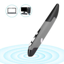 Wireless 2.4G Pen-Type Mouse, 10m Range, Gray PR-03