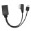 USB AUX Bluetooth Adapter für Audi A4 A5 A6 Q7 12cm Kabel 2