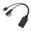 USB AUX Bluetooth Adapter für Audi A4 A5 A6 Q7 12cm Kabel 8