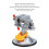 Workbench Table Vice with Electric Grinder Stent Self-Priming Manual Clamp 4