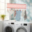 (Pink) Foldable Travel Clothes Hanger for Drying 1