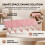 (Pink) Foldable Travel Clothes Hanger for Drying 2