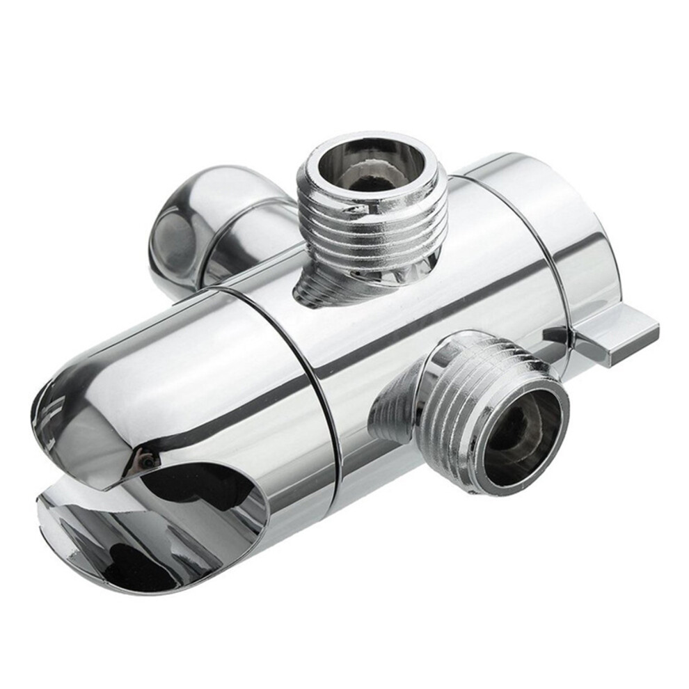 Bathroom Shower Diverter G1/2 3-Way Handheld Valve Splitter Chrome Finish 4651392395142