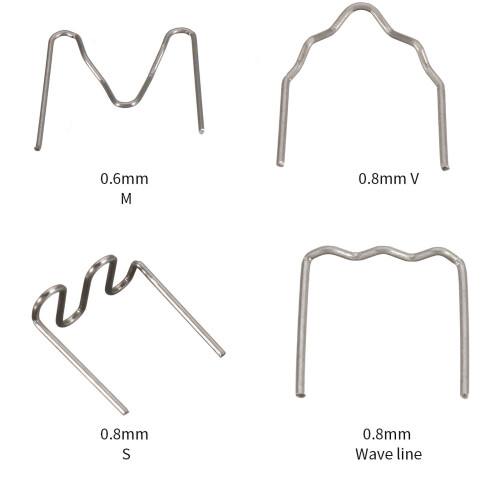 Universal 100 Pcs/Set Precut 0.6mm-0.8mm Hot Plastic Welding Staples 1