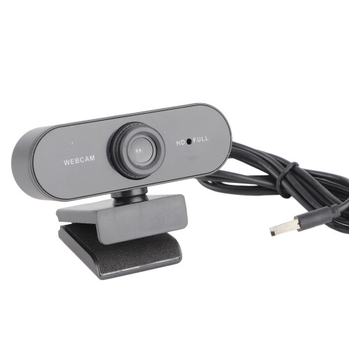 USB Webcam with Microphone, 1920x1080, 140cm Cable, Black