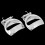 Chevy HHR  Chrome Inside Door Handle 2pcs LH RH Model 11