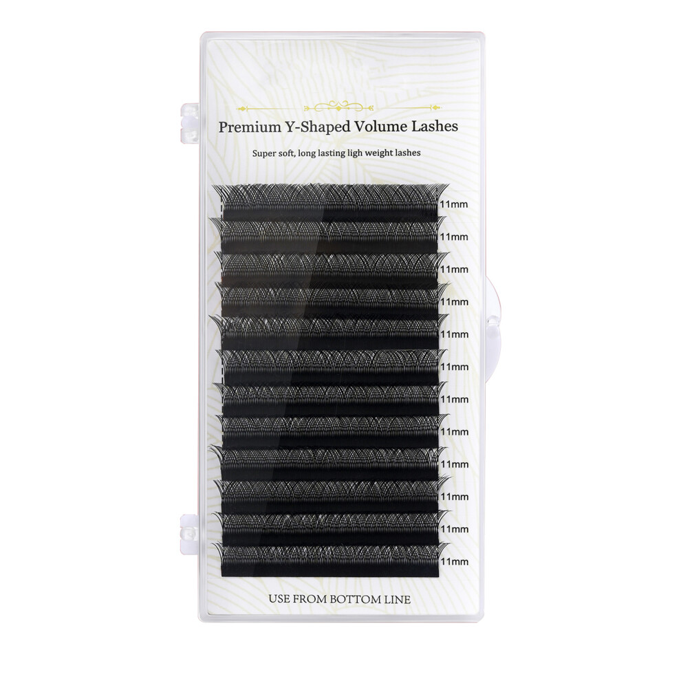 Bright-Home (8Mm) Y Shaped Grafting Eyelashes Dynamic Look Segmented Cocked Eyelashes Cosplay Makeup Tools For Eyes