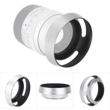 Lightweight 39mm Aluminium Alloy Lens Hood for Leica Camera Silver Finish