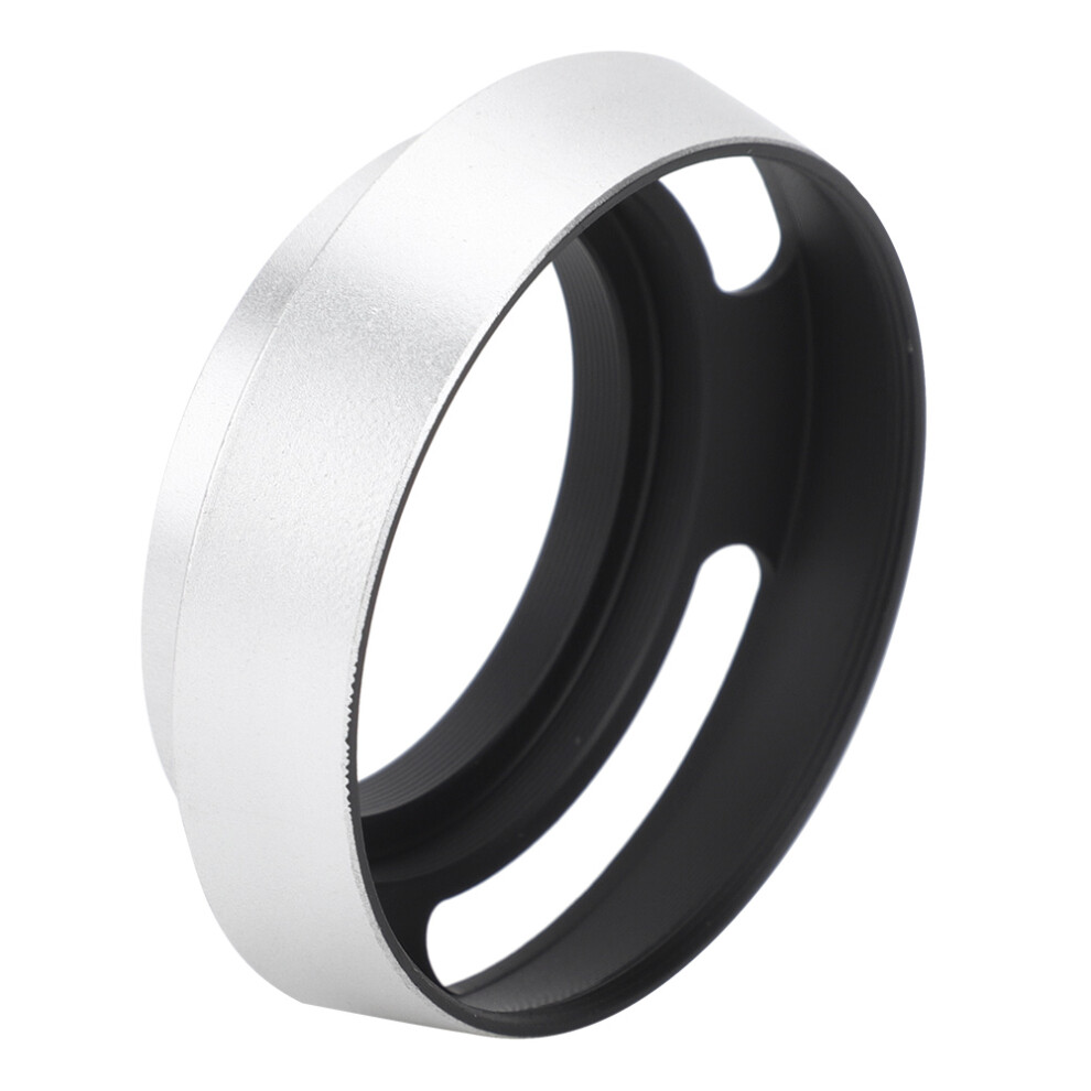 Aluminium Alloy Hollow Out Lens Hood 40.5 Mm For Leica Camera Accessory Silver 9391392396385