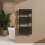 AICA (Black, 1200x600mm) Heated Towel Rail Flat Central Heating Radiator 1