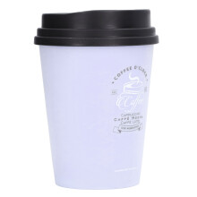 Platzsparender USB-Befeuchter 300 ml Kaffeetasse Automatisch Abschaltend Leise Lila