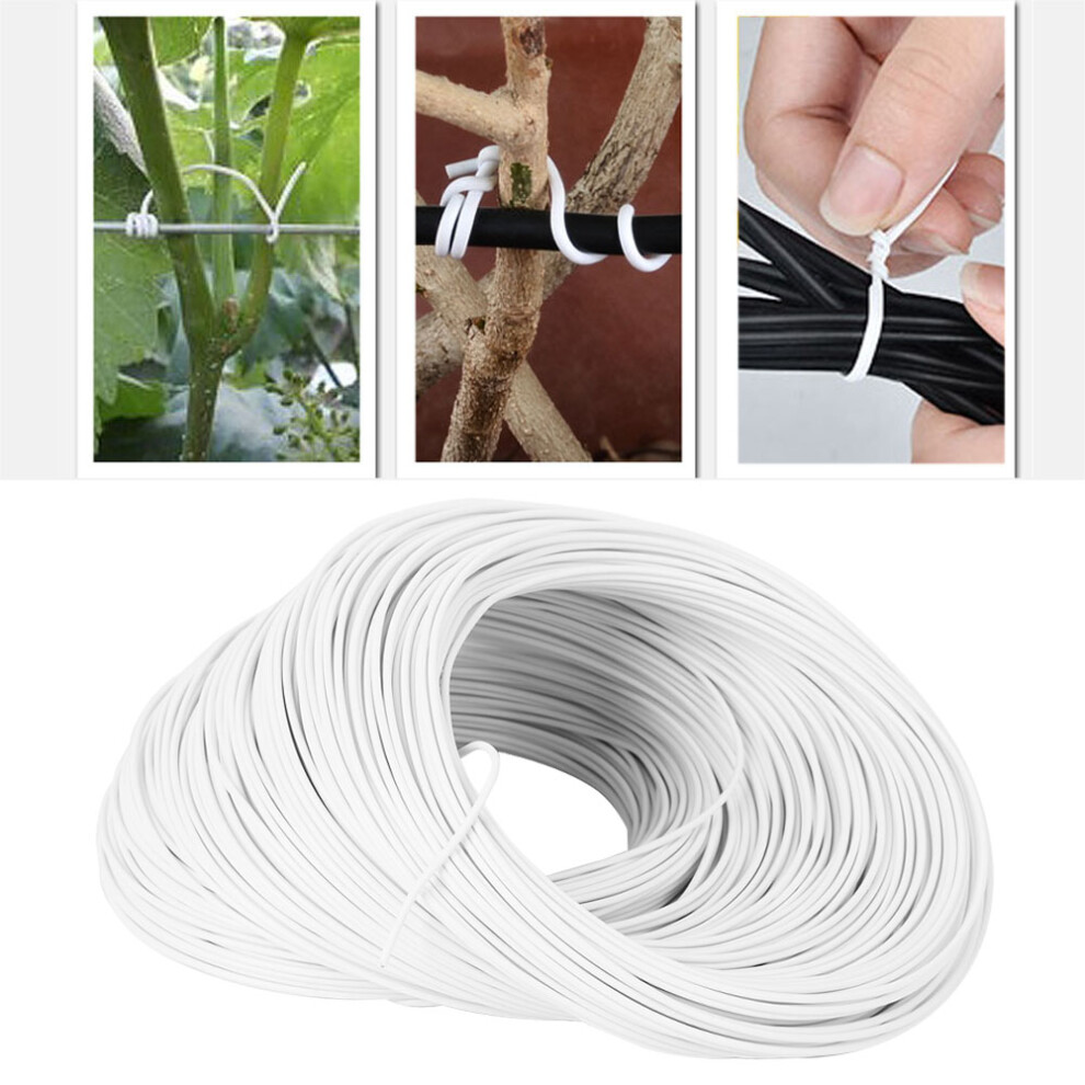 Galvanized Iron Wire Tie 0.55Mm White 100M For Garden & Craft 3511392397052
