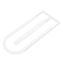White ABS Coffee Capsule Storage Shelf 9.5x24cm Organizer