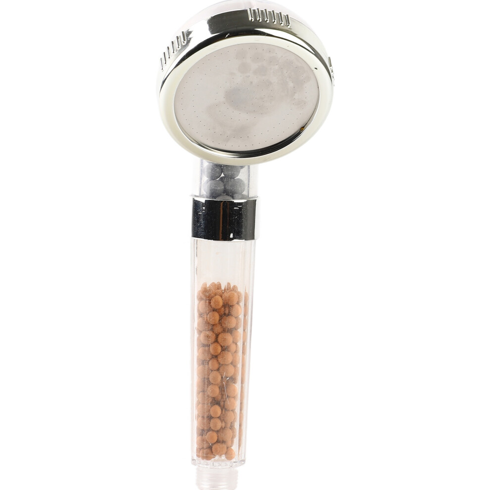 High Pressure Silver Handheld Showerhead G1/2 Water Saving Detachable Filter 9361392397859
