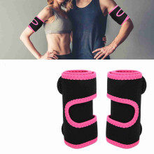 Unisex Adjustable Neoprene Sports Arm Brace Cover Pair for Fitness & Running