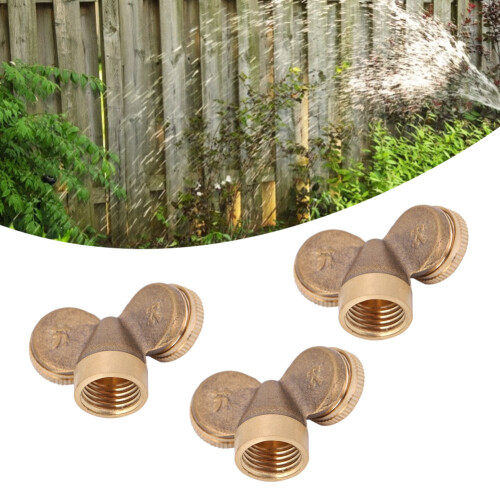 3Pcs Copper G1/2 DN15 Garden Sprinklers Watering Nozzle Set