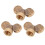 3Pcs Copper G1/2 DN15 Garden Sprinklers Watering Nozzle Set 5