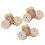 3Pcs Copper G1/2 DN15 Garden Sprinklers Watering Nozzle Set 7