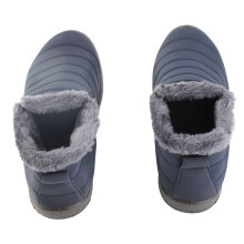 Women Snow Boots Winter Shoes Ankle Flat Water-Resistant Plush Fur 36-43 Black/Burgundy