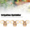 3Pcs Copper G1/2 DN15 Garden Sprinklers Watering Nozzle Set 11