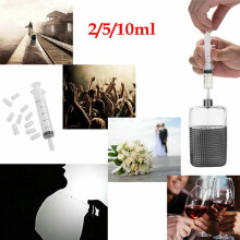 (5ML, 10pcs) 10PACS 2.5/5/10ml Syringe Perfume Dispenser Perfume Syringe Cosmetic Refillable Bottle HOT